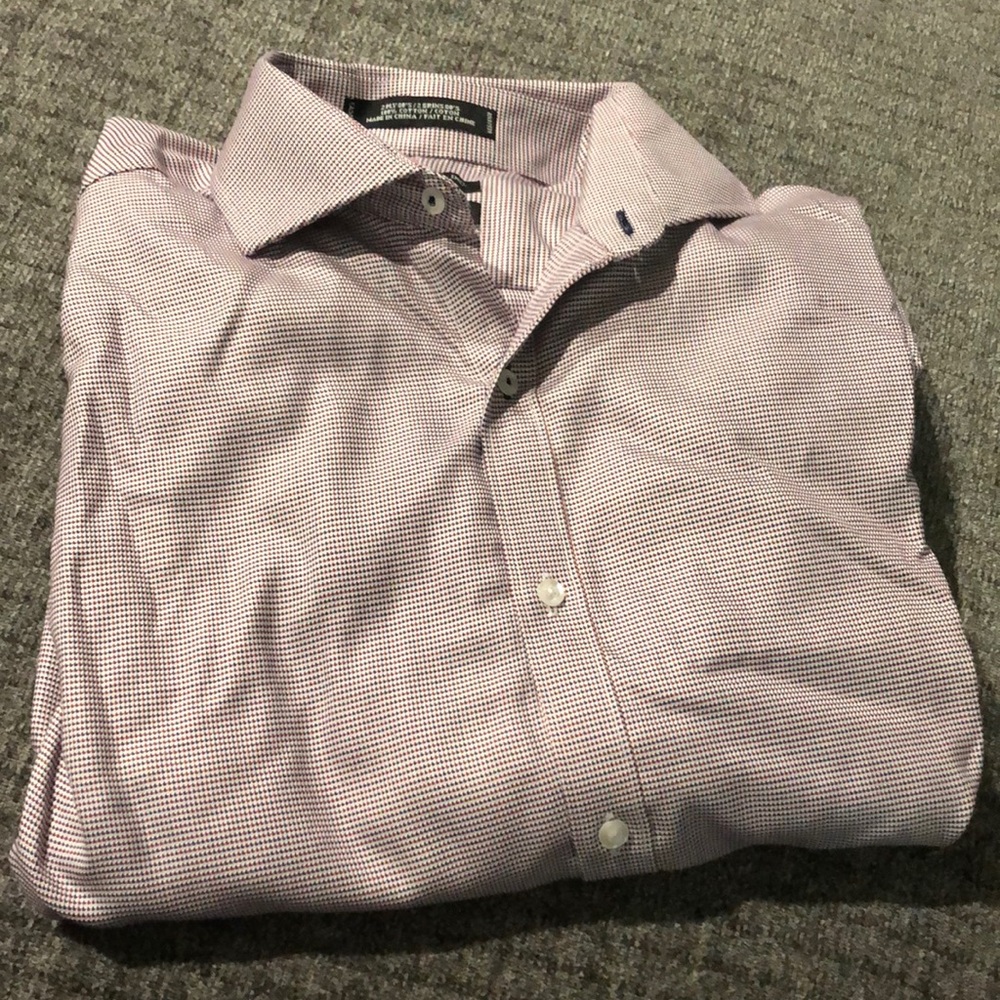 Lovely Red and Blue Houndstooth dress shirt!